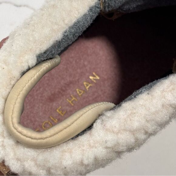 Cole Haan | Women's Nantucket Waterproof Winter Hiking Boots Faux Fur 9.5B - Picture 9 of 14